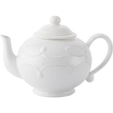 Christmas Teapots Juliska Berry & Thread Whitewash Teapot