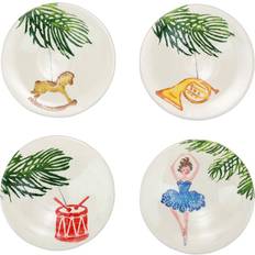 Dessert Plates Vietri Nutcrackers Assorted Canape Dessert Plate