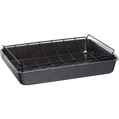 Roasting Pans Eurohome Gorgeous Large Roaster with V-Rack in Display Multicolor Roasting Pan