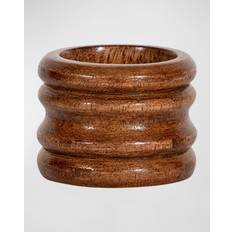 Brown Napkin Rings Juliska Bilbao Wood Napkin Ring