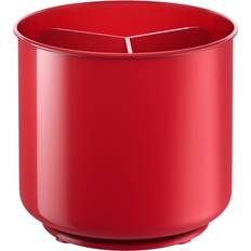 Red Utensil Holders Extra Large Rotating Red Utensil Holder