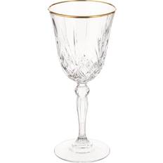 Lorren Home Trends Siena Collection Crystal Red Set of 4 Wine Glass