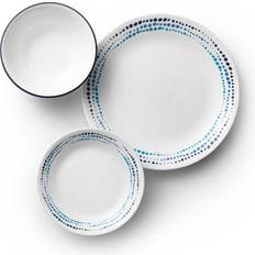 Corelle 16 piece dinnerware set Corelle Ocean Blues 18-piece Dinner Set 16