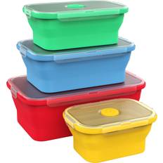 Airtight containers for food Vremi Silicone with Free Food Container