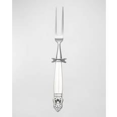 Blue Carving Forks International Silver Royal Danish Sterling,1939 Small Steak Carving Fork