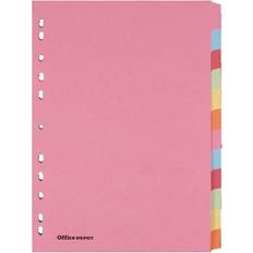 Office Depot Manilla punched Dividers A4