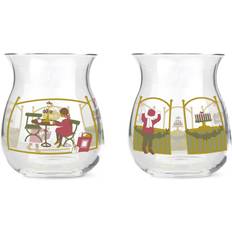 Glas Teelichter Holmegaard Christmas Weihnachtswindlicht 2er Pack 2023 Teelicht