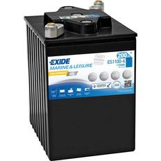 Gel batteri batterier og opladere Sønnak Exide Marine ES1100-6 GEL Batteri 6V 200Ah