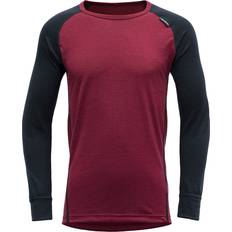 Rot Basisschicht Devold Kinder Breeze Merino Longsleeve