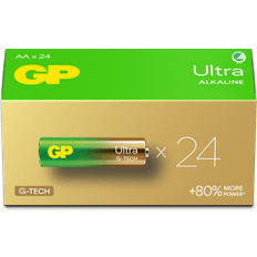 Aa 24 pack GP Batteries Ultra Alkaline Battery, Size AA, 15AU/LR06, 1.5V, 24-pack