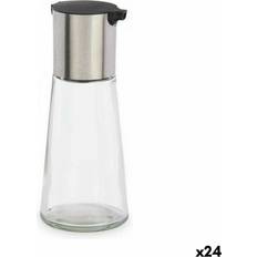 Plata Dispensadores de Aceite y Vinagre Vivalto Aceitera Plateado Metal 230 ml (24 Unidades) Dispensador de Aceite y Vinagre