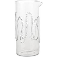 Glass Water Carafes Ferm Living Doodle 1.2 Water Carafe