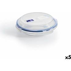 Luminarc Kitchen Storage Luminarc Hermetic Bicolored Glass Lunch Box 700 ml Set of 5 Food Container