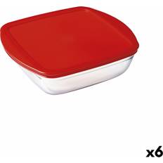 Glas - Multifarvet Madkasser O Cuisine Cook & Store Rød 1 Madkasse