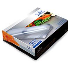 Best Almacenamiento Cocina Jata Pack 2 Rollos R22x6 Envasadora Vacío 22x600 cm Bolsa de Plástico y Papel de Aluminio