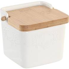 Best Azucareros Dkd Home Decor De Porcelana Blanco 12 x 12 x 11.5 cm Azucarero