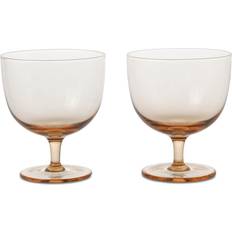 Bicchieri Ferm Living Host Wasserglas 2er Set - Blush/BxHxT 23x13x8.5 cm/20 cl/spülmaschinengeeignet Bicchiere