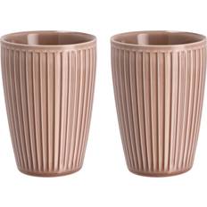 Pillivuyt Plissé Woodrose Mugg 25cl