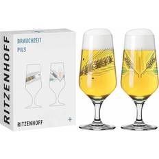 Ritzenhoff Ølglas Ritzenhoff Brauchzeit pilsnerglas, 2 stk Ølglas