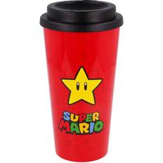 Silicona Tazas de viaje Nintendo Vaso Cafe Doble Pared Super Mario Bros 520 ml Taza de viaje