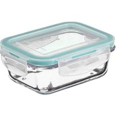 Recipientes de comida 5five Azul Transparente Cristal 1.7 L 23 x 16.5 x 8.5 cm Rectangular Recipientes de comida