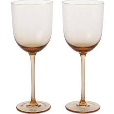 Rosa Copas de Vino Ferm Living Host Weißweinglas 2er Set - Blush/BxHxT 22x23.5x8 cm/30 cl/Spülmaschinengeeignet Copa de Vino