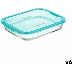 Luminarc Kitchen Storage Luminarc Hermetic Lunch Box 1.5 L Set of 6 Food Container