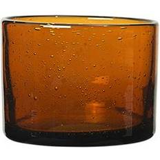 Marrón Gafas Ferm Living de agua Oli bajo 11 cl Amber Vaso