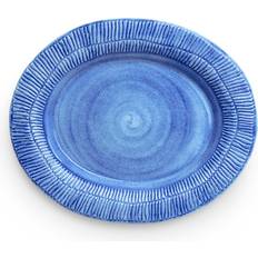 Mateus Plateaux de Service Mateus Stripes 30x35 cm Bleu Clair Plat de service