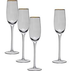 Grå Champagneglass Modern House Soft Champagneglass 22cl 4st