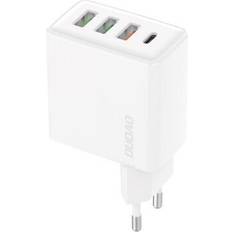 Dudao fast charger 3x USB 1x USB Type C 20W, PD, QC 3.0 white (A5H)