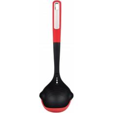 Cucharones para Sopa Bergner Utensilio BG-38872-RD Mars Cazo 32.8 cm Nylon Negro/Rojo Cucharón para Sopa