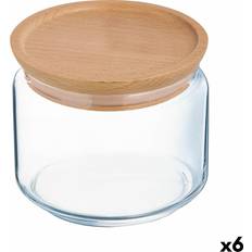 Keittiötarvikkeet Luminarc Transparent Glass Jars 500 ml Set of 6 Kitchen Container