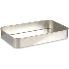 Aluminium Ovnfaste fade Kinvara Kafferist 100153 Sølvfarvet Aluminium 26 x 6,5 x 41 cm Ovnfast fad