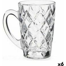 Con Mango Vasos Vivalto Kop diamant durchsichtig [110 ml] Trinkglas