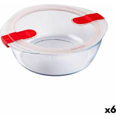 Röda Matlådor Pyrex Hermetisk Cook&heat Matlåda