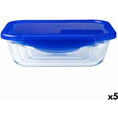 Blåa - Glas Matlådor Pyrex Hermetisk Cook & Go Matlåda