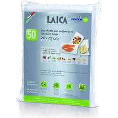 Plastique Sachets en Plastique et Aluminium Laica Paquete De 50 Bolsas 20 x 28 cm VT3504 Sachet en Plastique et Aluminium