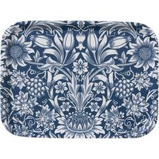 Klippan Yllefabrik Sunflower Bakke 27x20 cm Dark Denim Serveringsbakke