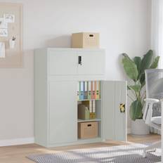 Grey - Steel Cabinets vidaXL light File Storage Cabinet