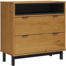 Braun Kommoden vidaXL Cabinet File Chest of Drawer