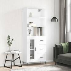 Mobiliers de Salle de Bain vidaXL Buffet Haut Armoire De Rangement Avec Pieds