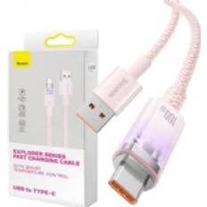 Baseus Quick Charge USB-C Flash 6A.1m Pink Bestellware 6-8 Tage Lieferzeit