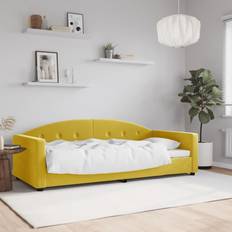 VidaXL Letto Giorno Divani vidaXL Letto Da Giorno Giallo 90x200 cm In Velluto Divano