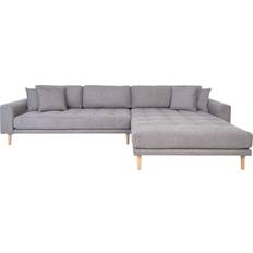 House Nordic Large Chaise Longue Light Gray Sofa 290cm