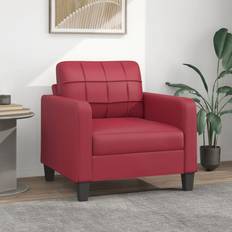 Marron Fauteuils vidaXL Rouge Bordeaux 60 cm Fauteuil