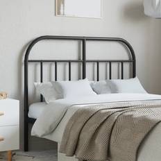 vidaXL Huvudgavel Metall Svart 120 cm Sänggavel 120cm