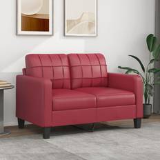 Rød Sofaer vidaXL 2-personers 120 kunstlæder Sofa