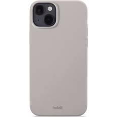 Holdit Mobilskal Silikon iPhone 15 Plus Gråbrun