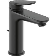 Robinets Duravit Wave Einhebel-Waschtischmischer 122 mm WA10200010 Noir mat